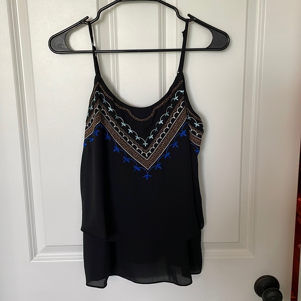 Cute Flowy Embroidered Tank